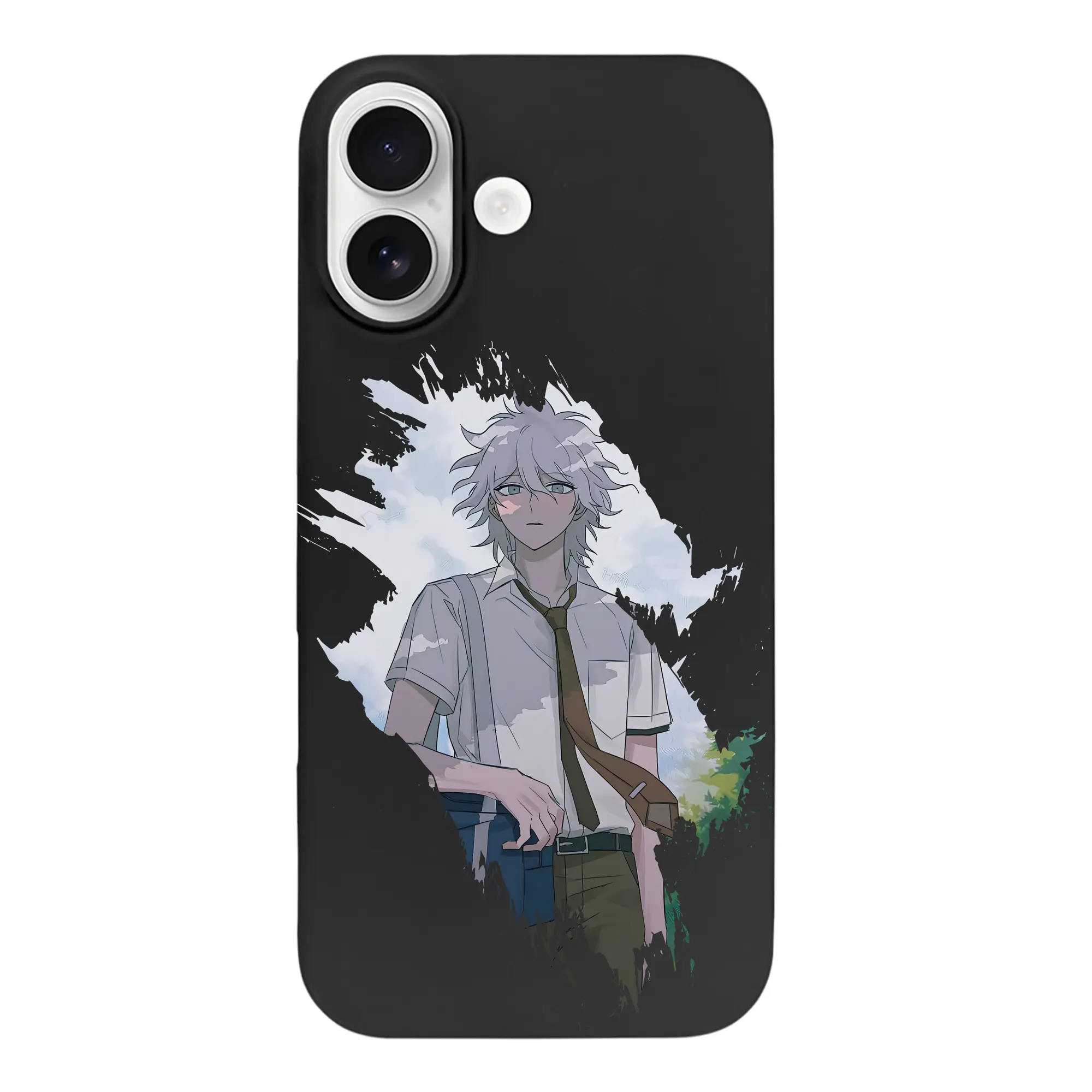 ダンガンロンパ グッズ,狛枝凪斗 - iPhone 17 シリーズ シリコンケース 薄型 耐衝撃 指紋防止 ソフトタッチカバー 精密フィット 傷防止 保護ケース iPhone 17/17 Air/17 Pro/17 Pro Max 対応